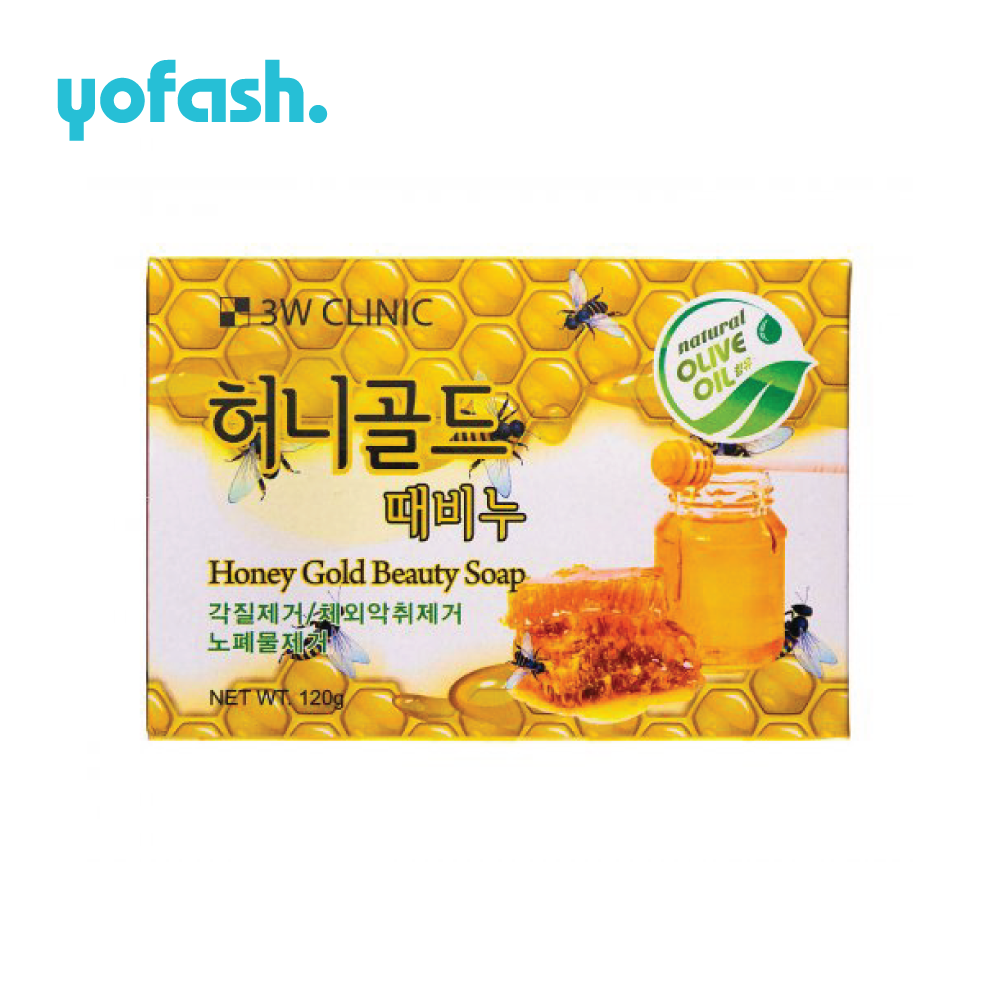 3W Clinic Honey Gold Beauty Soap 120g