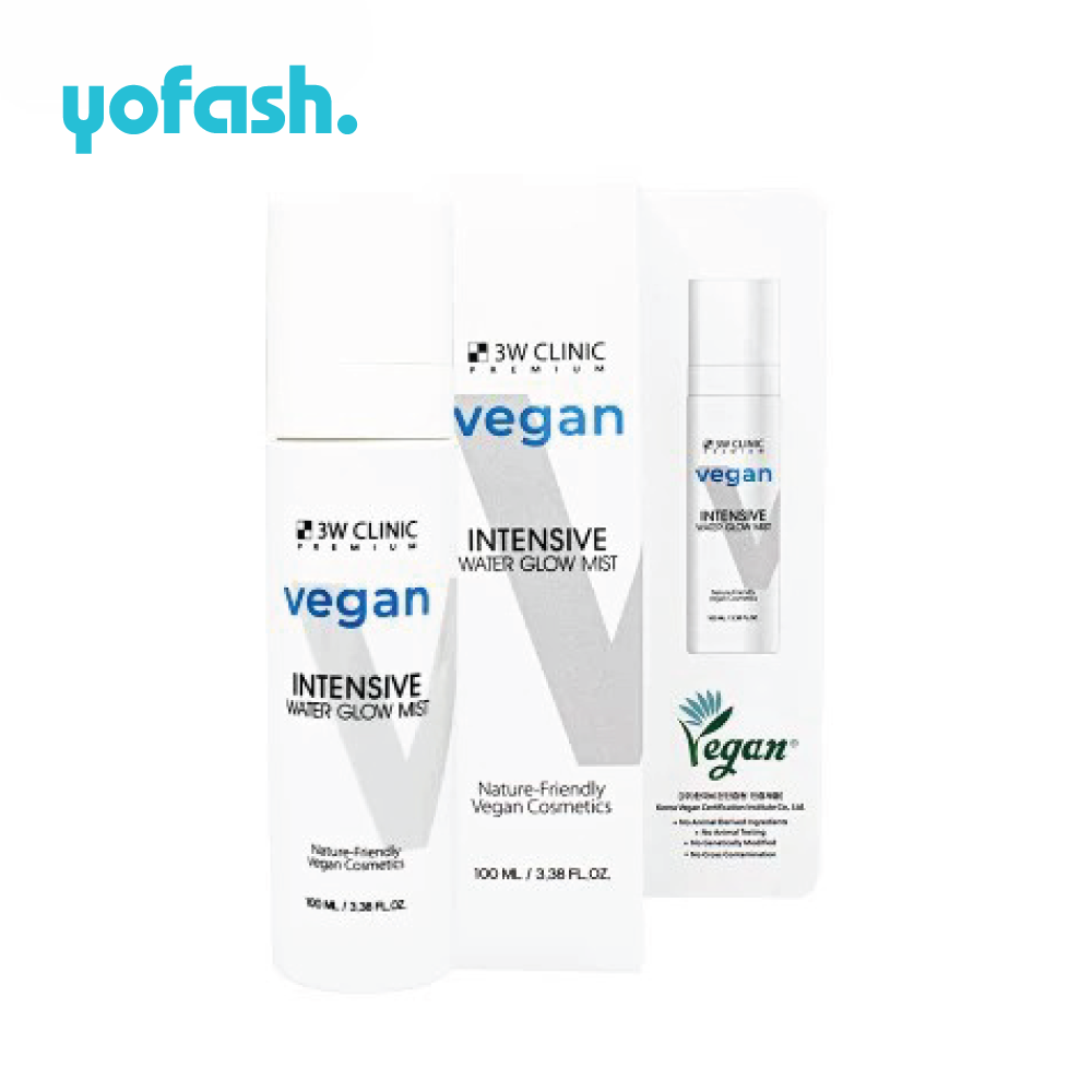 3W CLINIC PREMIUM VEGAN INTENSIVE WATER GLOW MIST 100ML