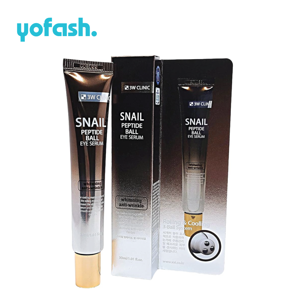 3W CLINIC SNAIL PEPTIDE BALL EYE SERUM 30ML