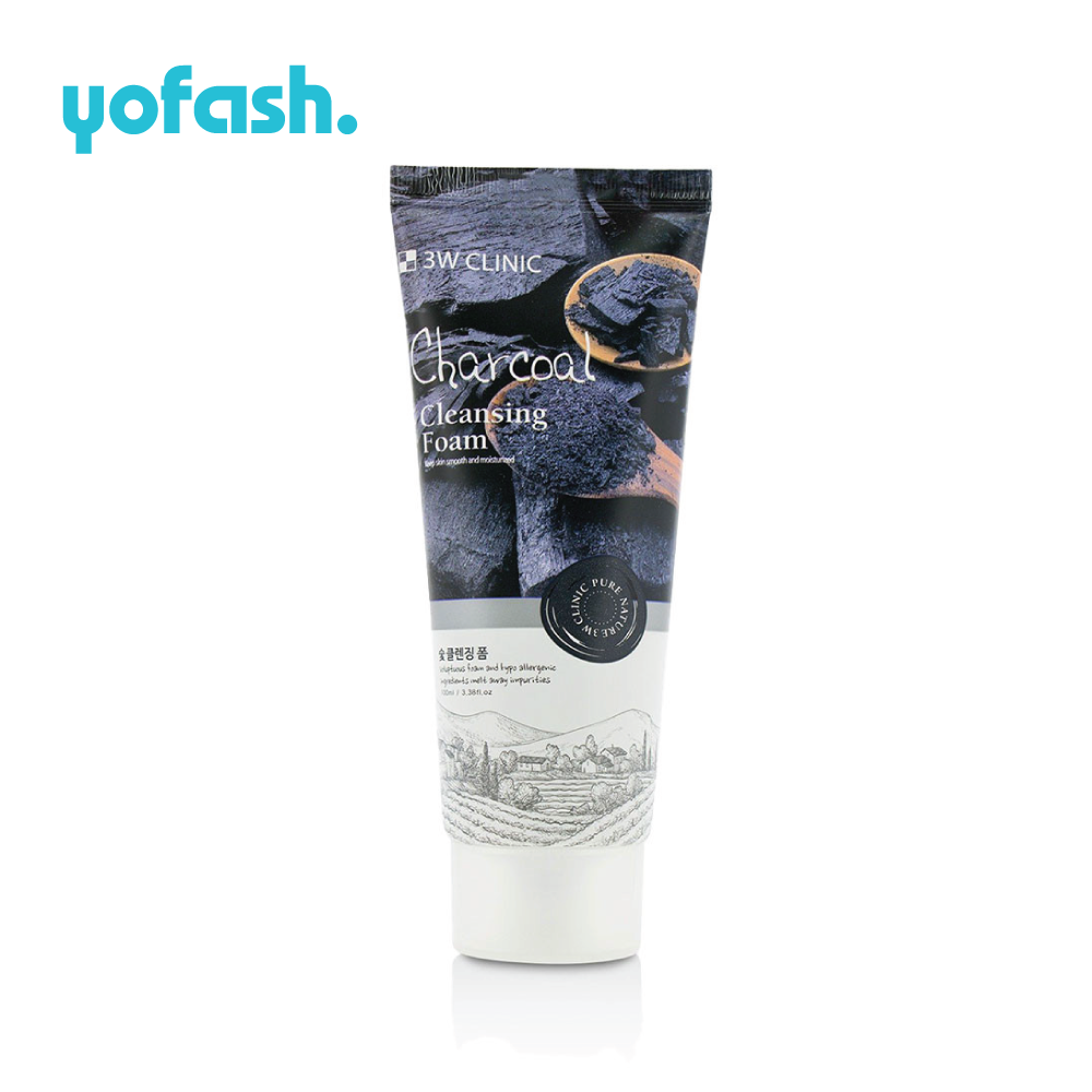 3W Clinic Charcoal Cleansing Foam 100ml