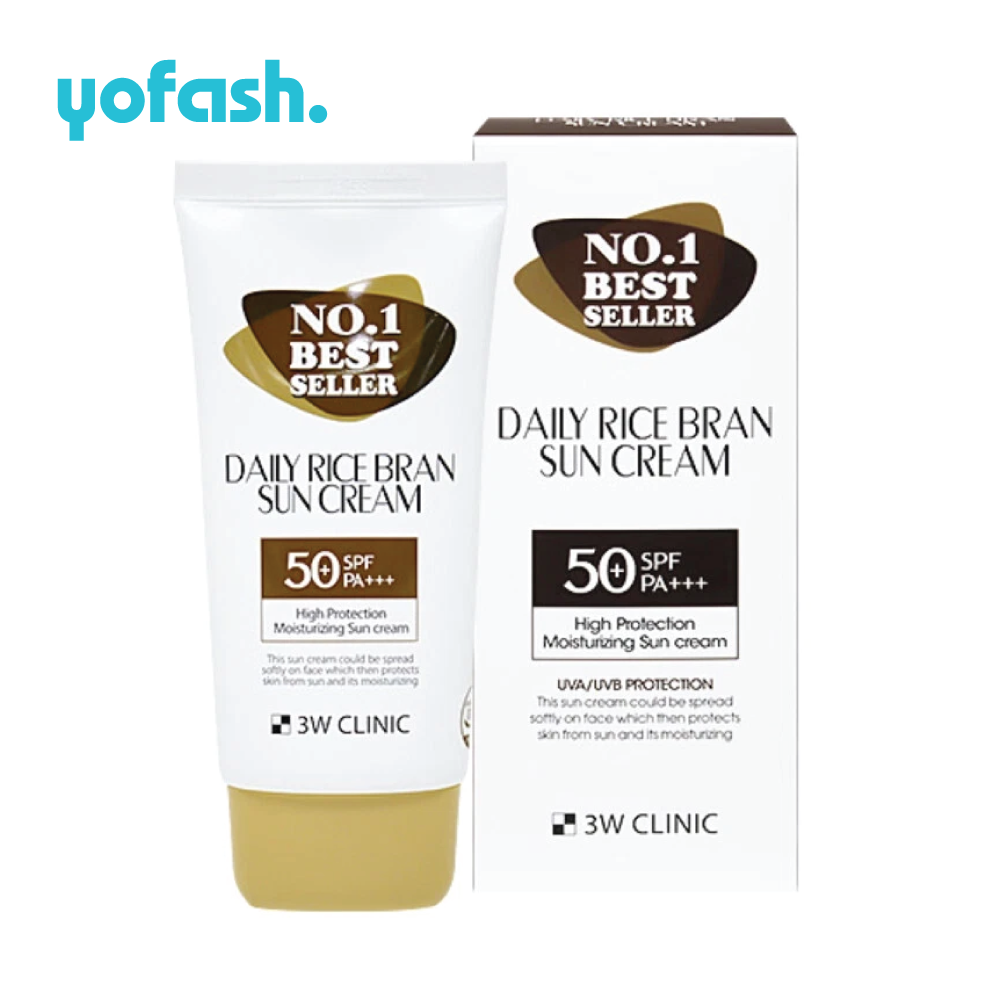 3W CLINIC DAILY RICE BRAN SUN CREAM 70ML