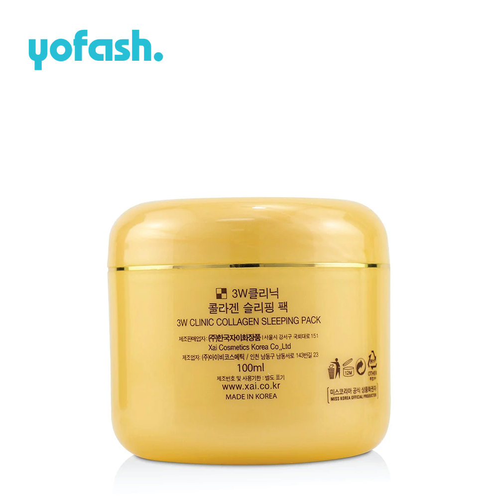 3W Clinic Collagen Sleeping Pack 100ml