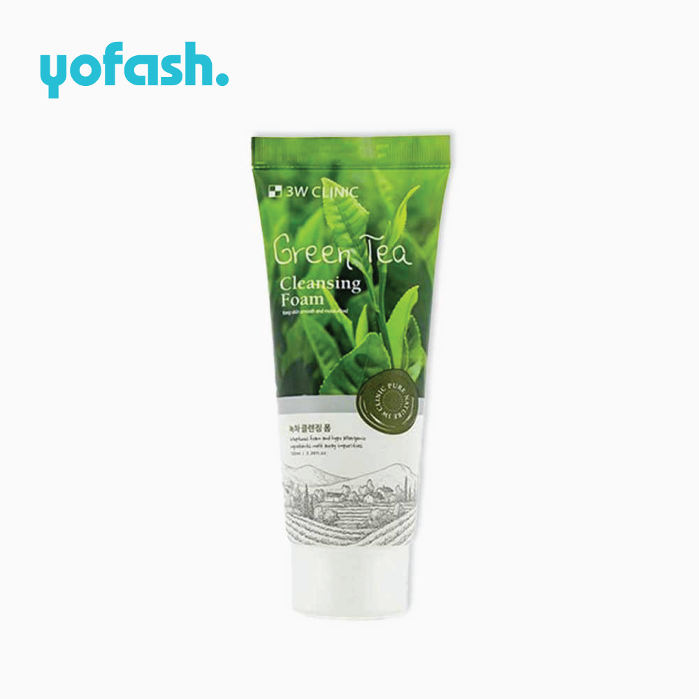 3W Clinic Green Tea Cleansing Foam 100ml