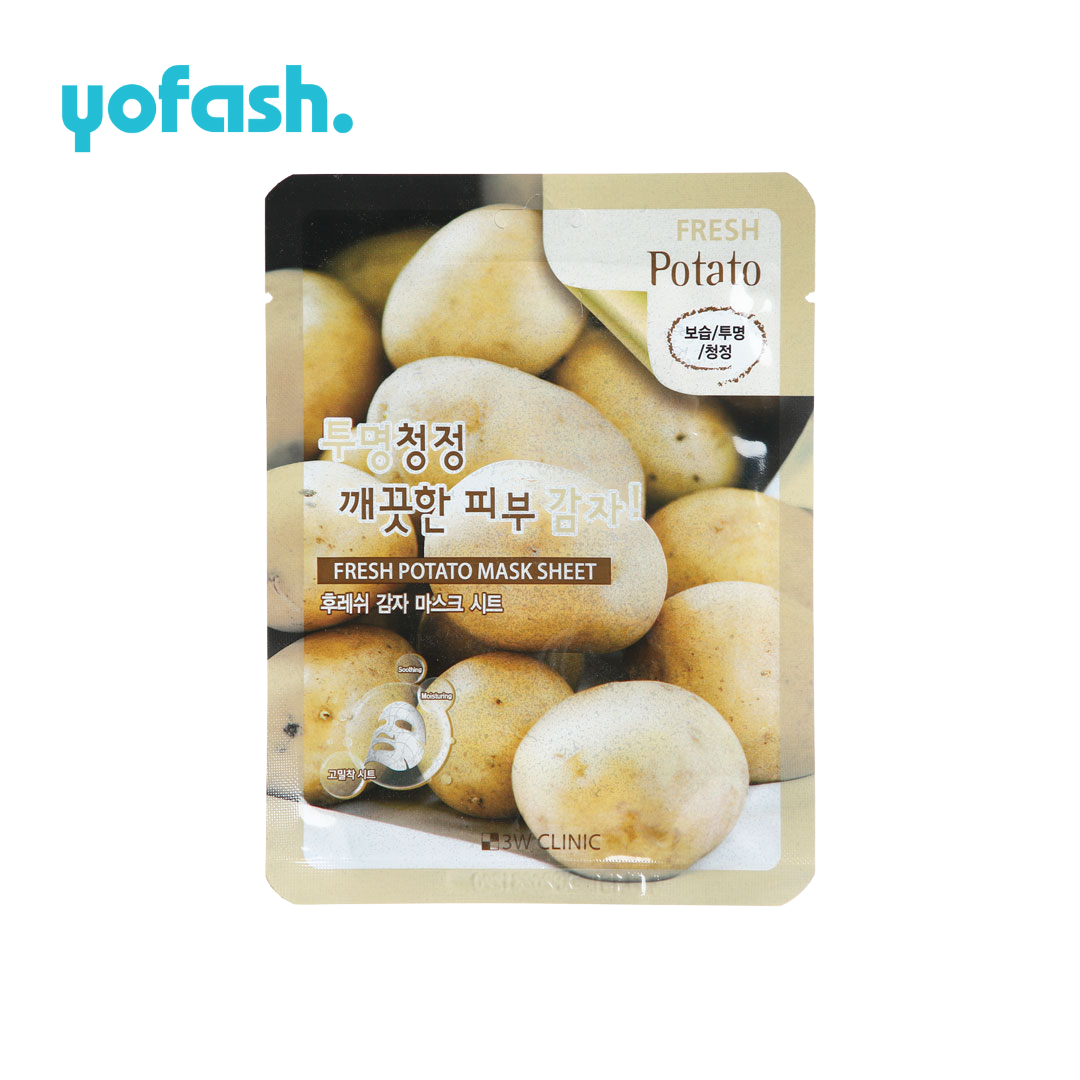 3W Clinic Fresh POTATO Mask Sheet 23g