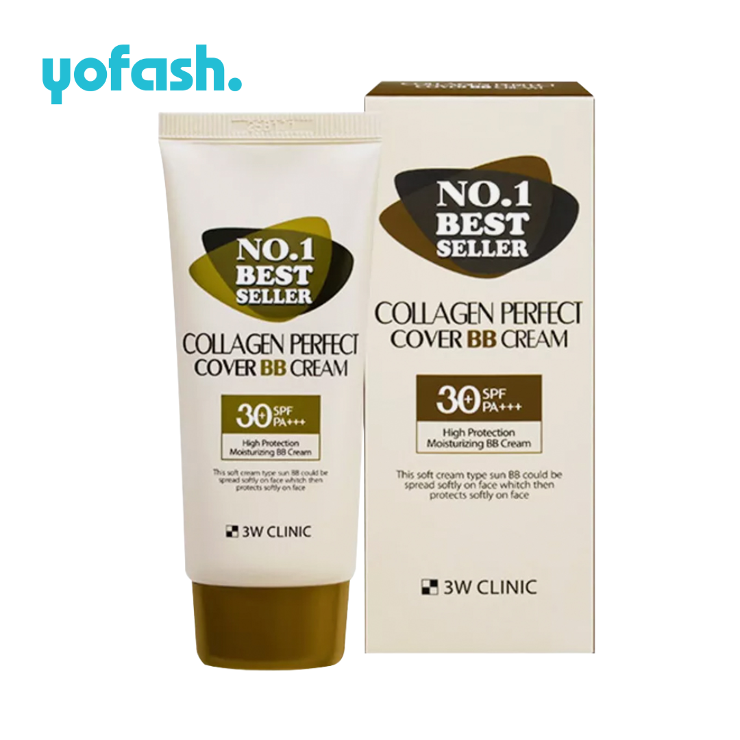 3W CLINIC COLLAGEN PERFECT COVER BB CREAM 50MLL