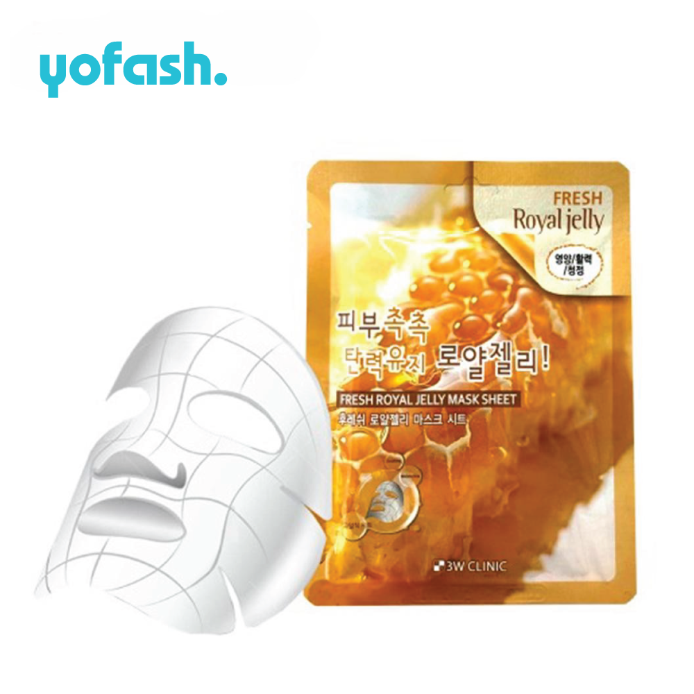3W Clinic Fresh ROYAL JELLY Mask Sheet 23g