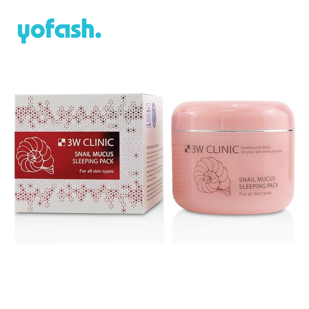 3W Clinic Snail Mucus Sleeping Pack 100 ml