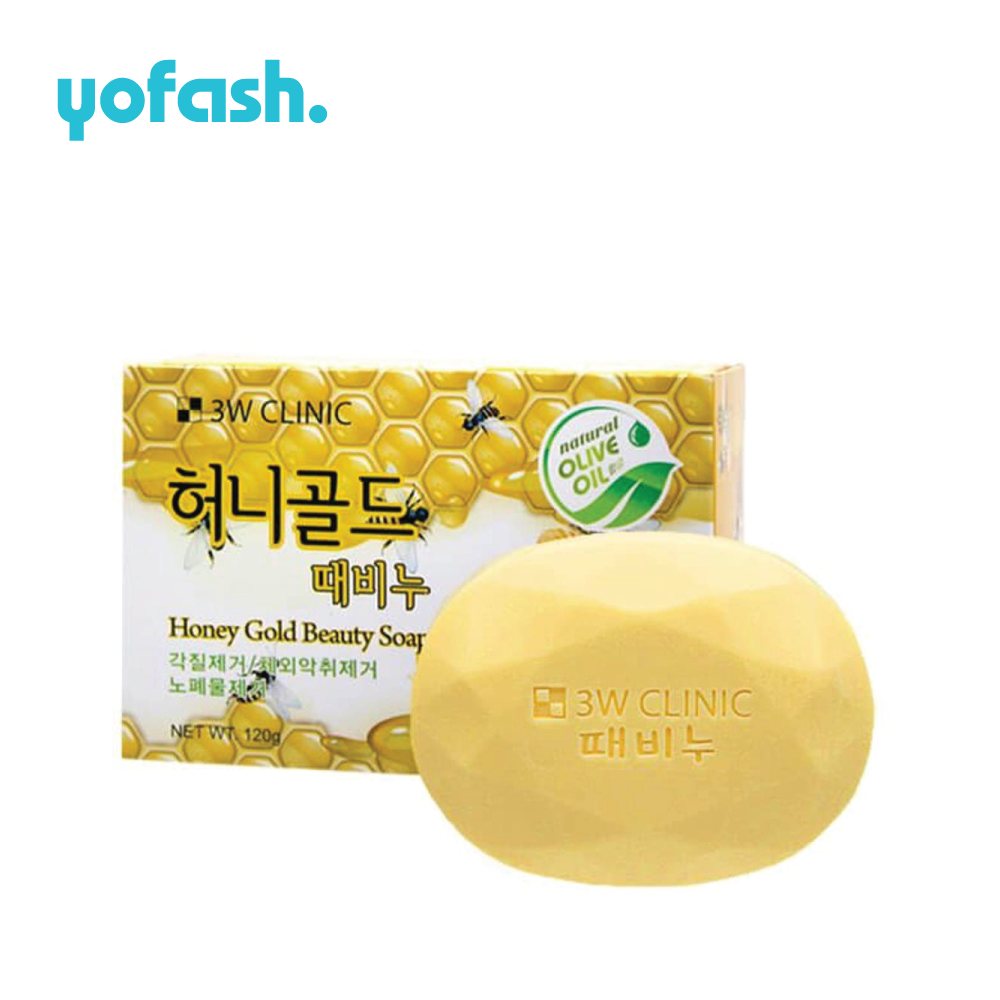 3W Clinic Honey Gold Beauty Soap 120g