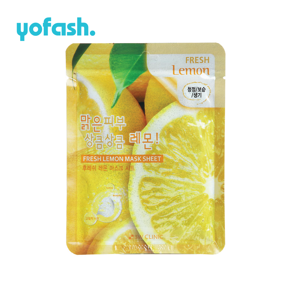 3W Clinic Fresh LEMON Mask Sheet 23g