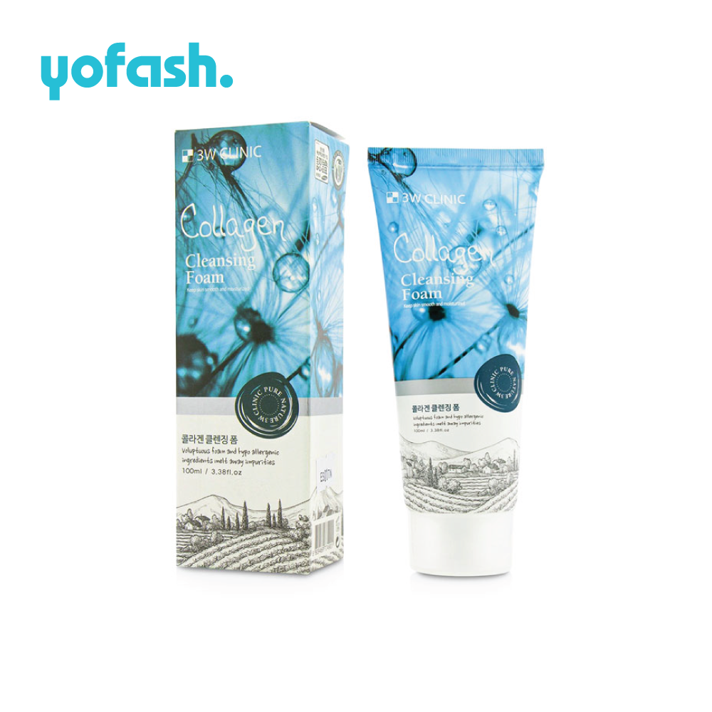3W Clinic Collagen Cleansing Foam 100ml