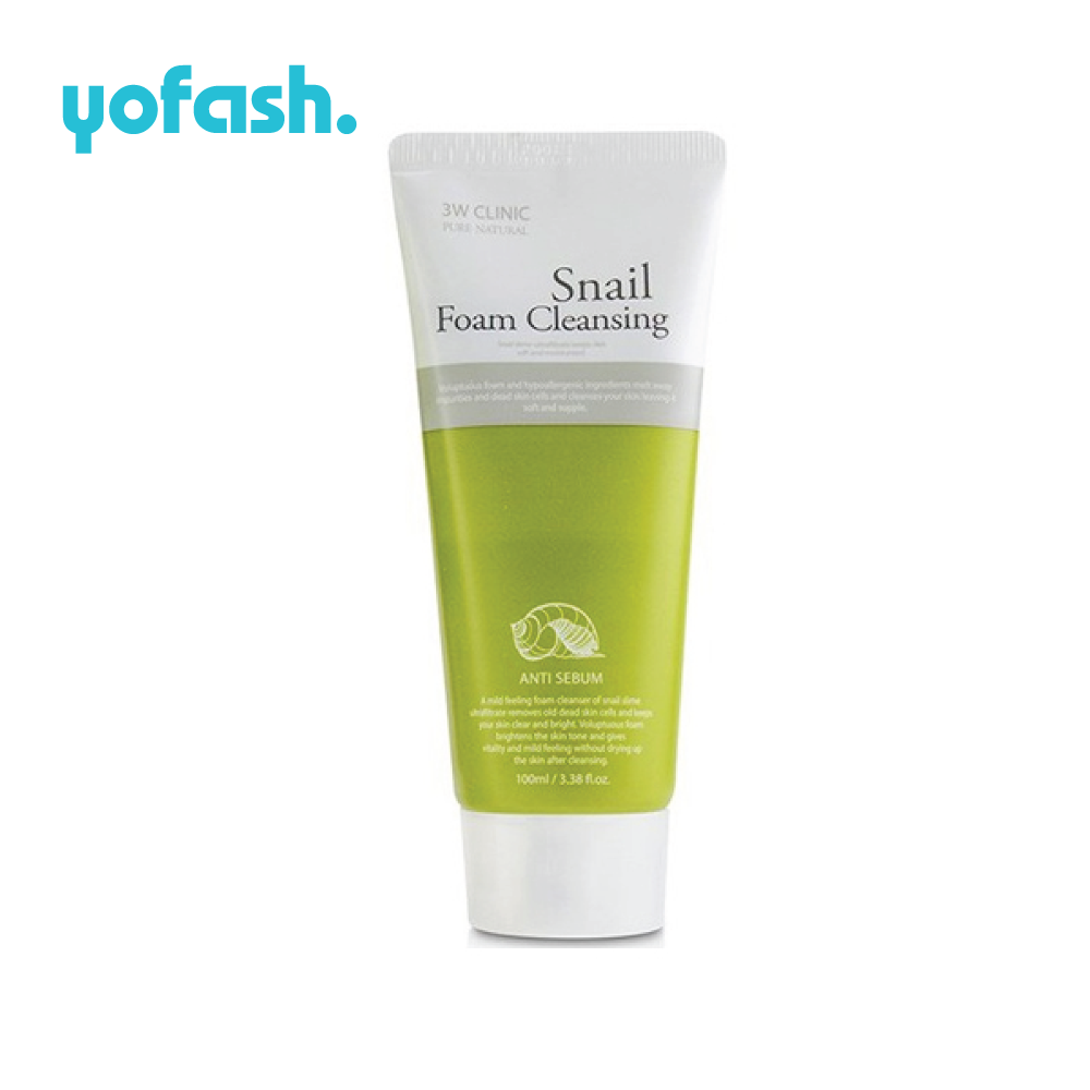 3W Clinic Snail Foam Cleansing (Anti Sebum) 100 ml