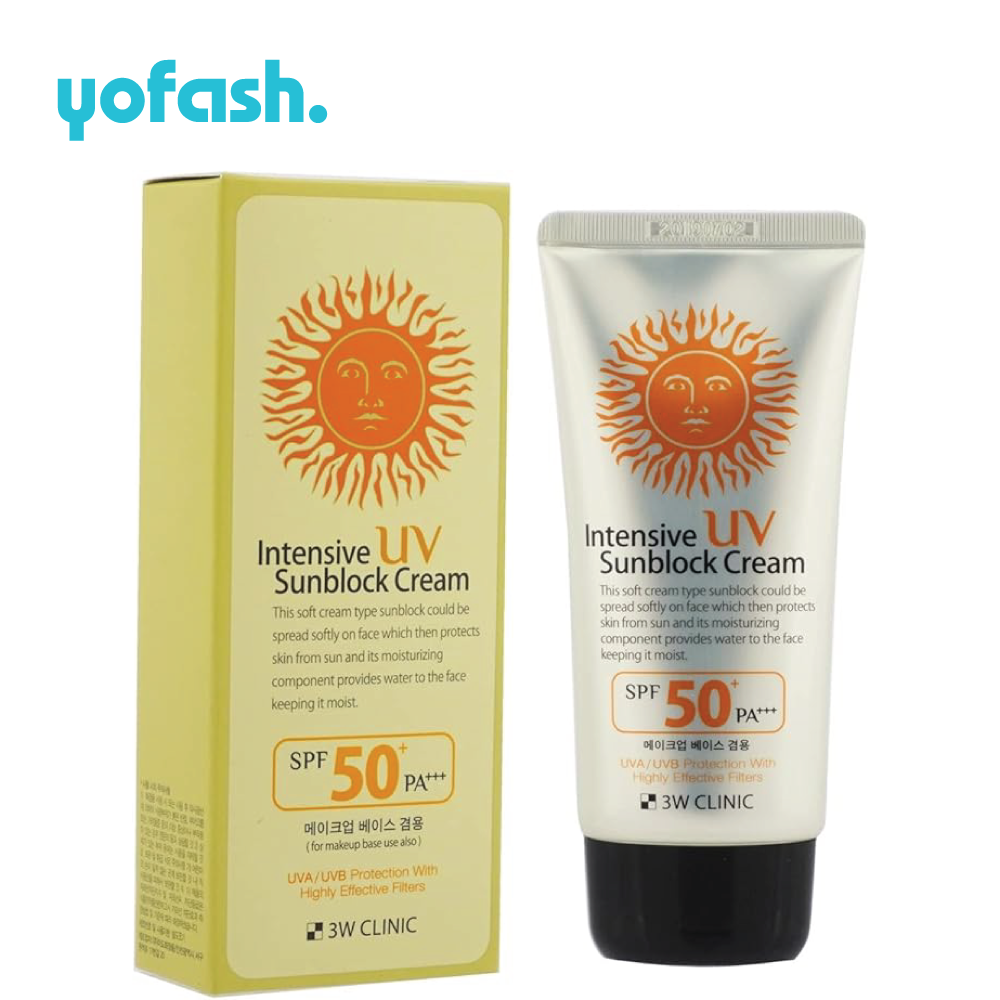 3W Clinic Intensive UV Sunblock Cream 70 ml