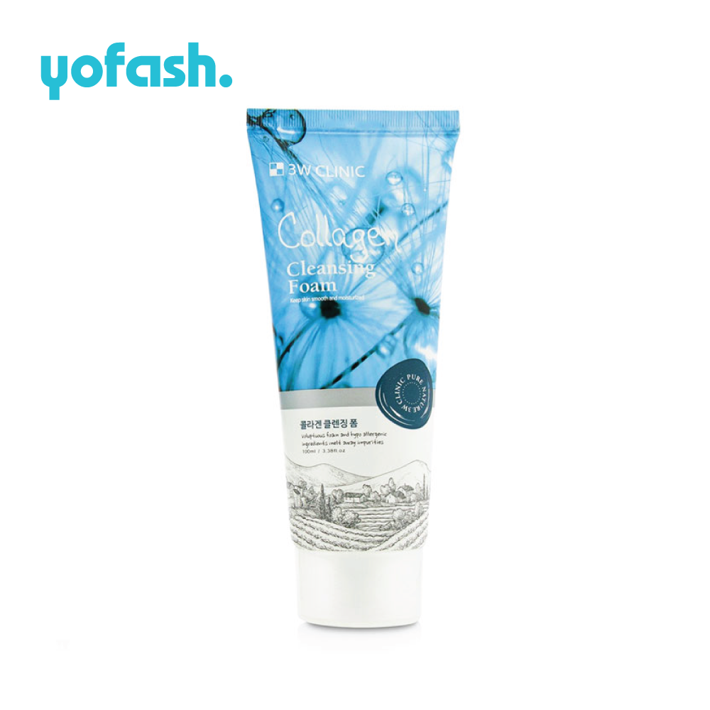 3W Clinic Collagen Cleansing Foam 100ml