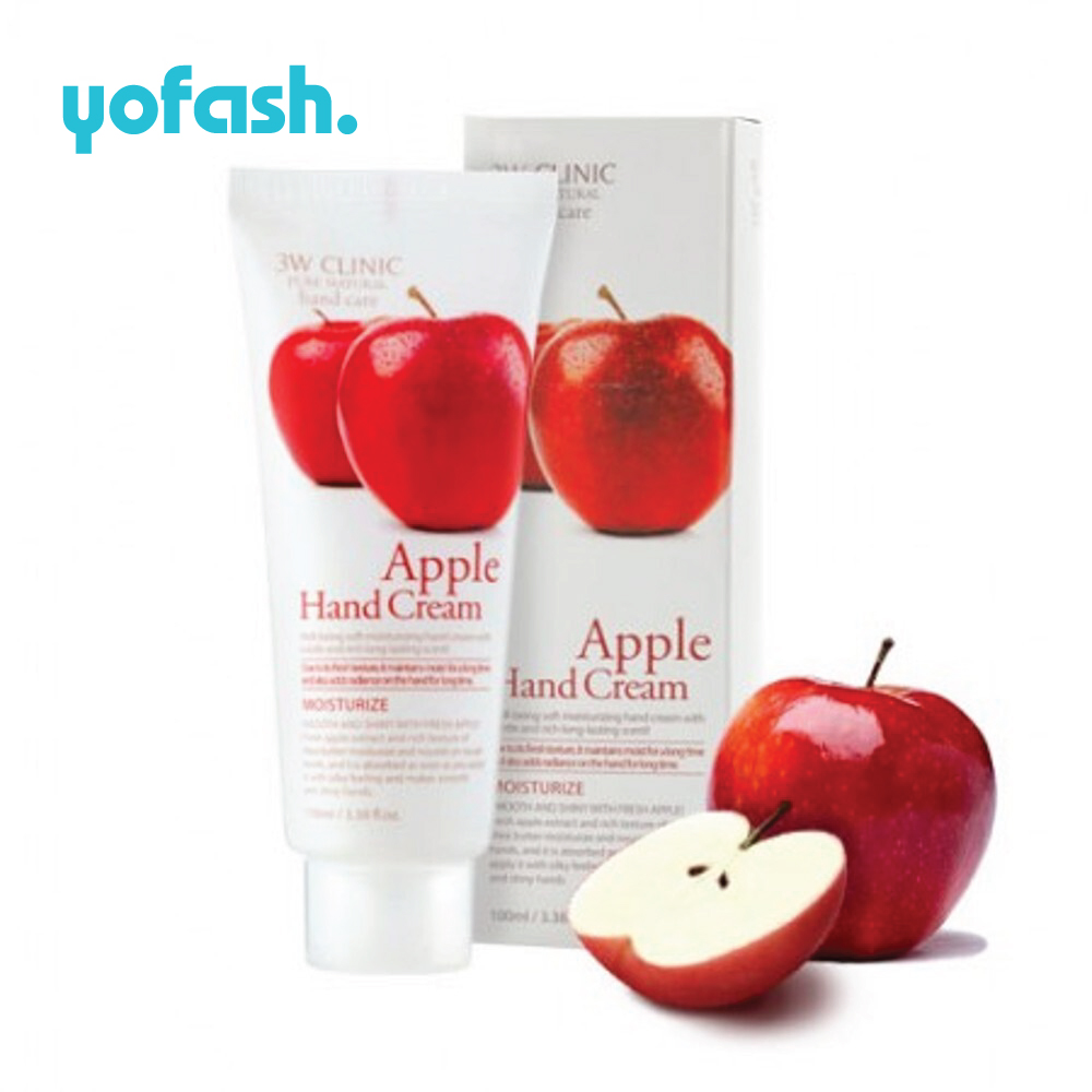3W Clinic Apple Hand Cream 100ml