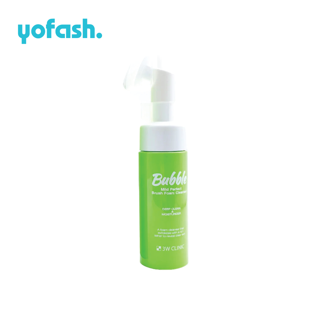 3W CLINIC MILD PERFECT BUBBLE BRUSH FOAM CLEANSING 150ML