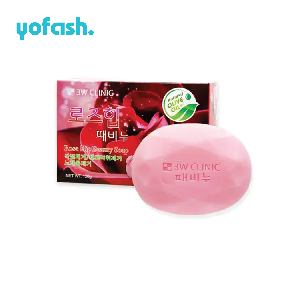 3W Clinic Rose Hip Beauty Soap 120g