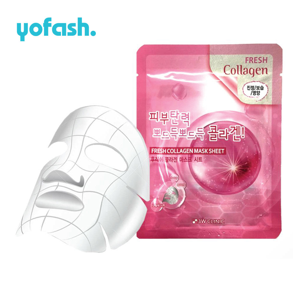 3W Clinic Fresh COLLAGEN Mask Sheet 23g