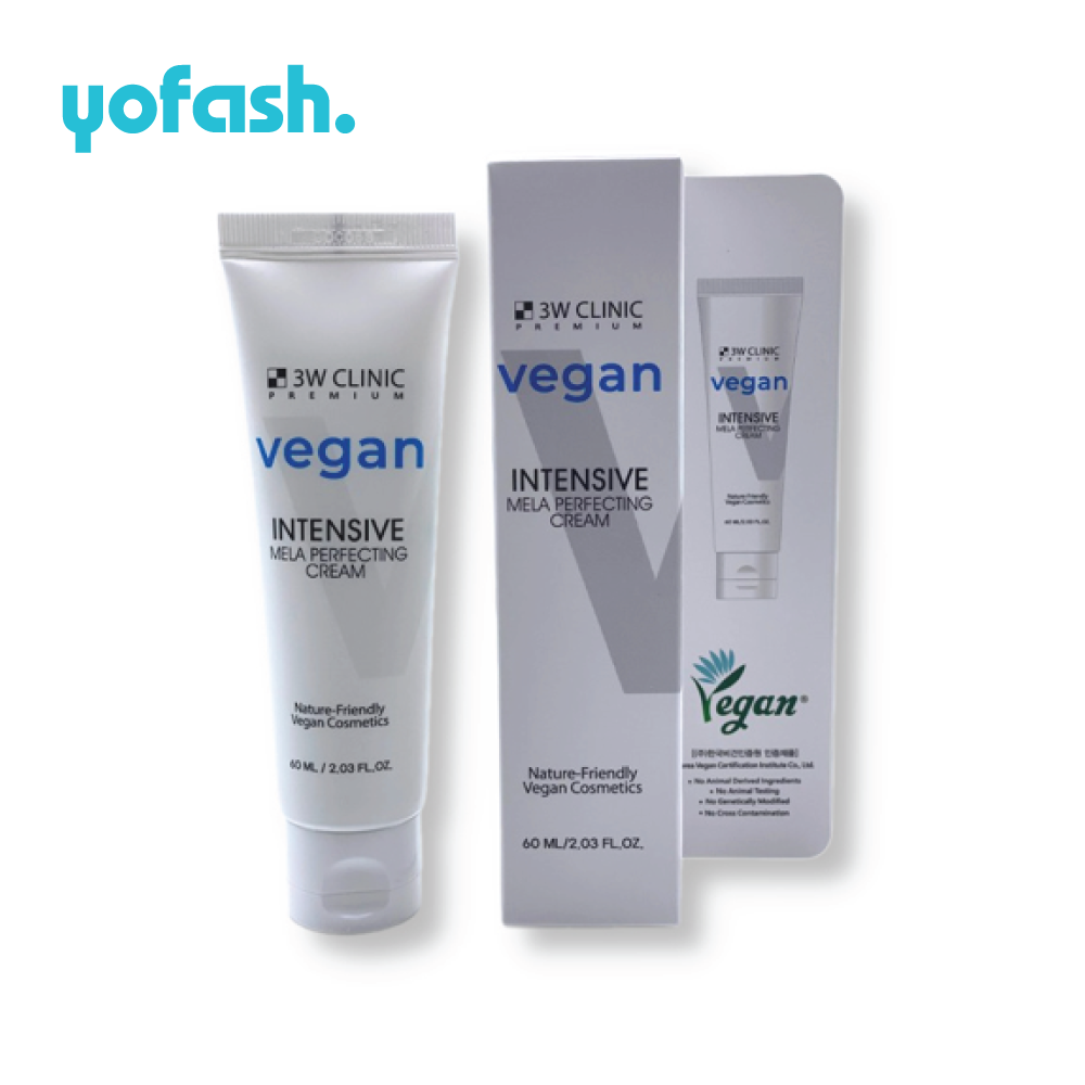 3W CLINIC PREMIUM VEGAN INTENSIVE MELA PERFECTING CREAM 60ML