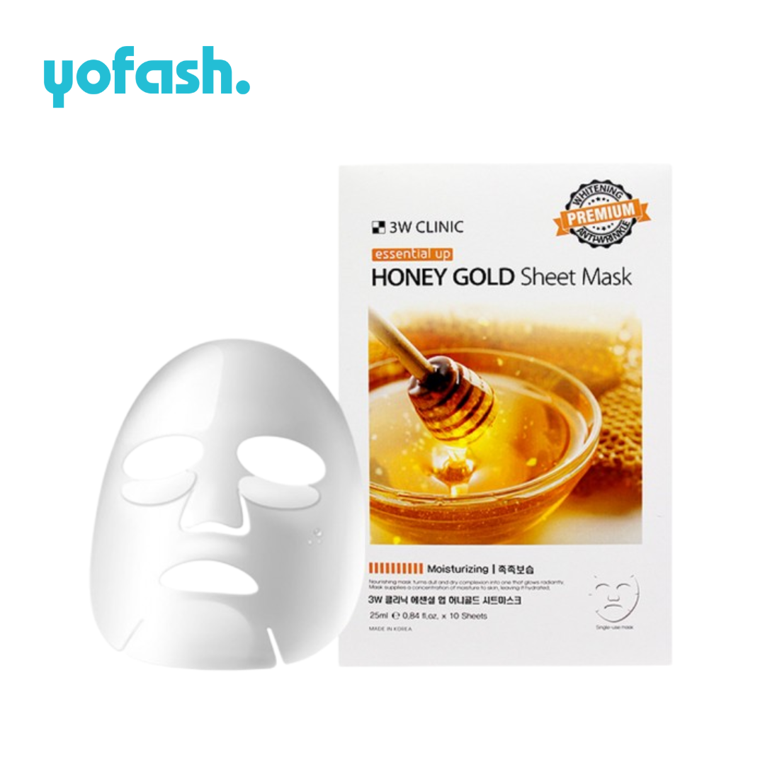 3W Clinic essential HONEY Sheet Mask 25ml