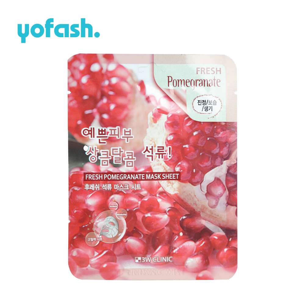 3W Clinic Fresh POMEGRANATE Mask Sheet 23g