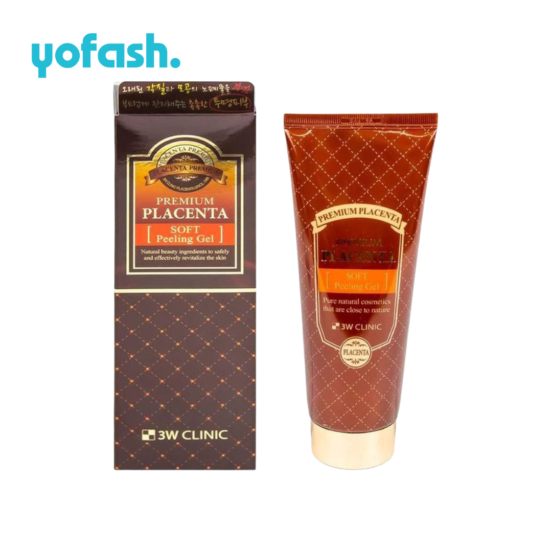 3W CLINIC Premium Placenta Soft Peeling Gel 180ml