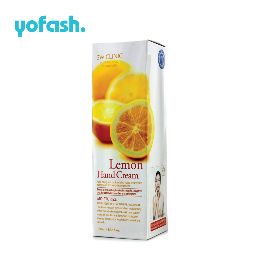 3W Clinic Lemon Hand Cream 100ml